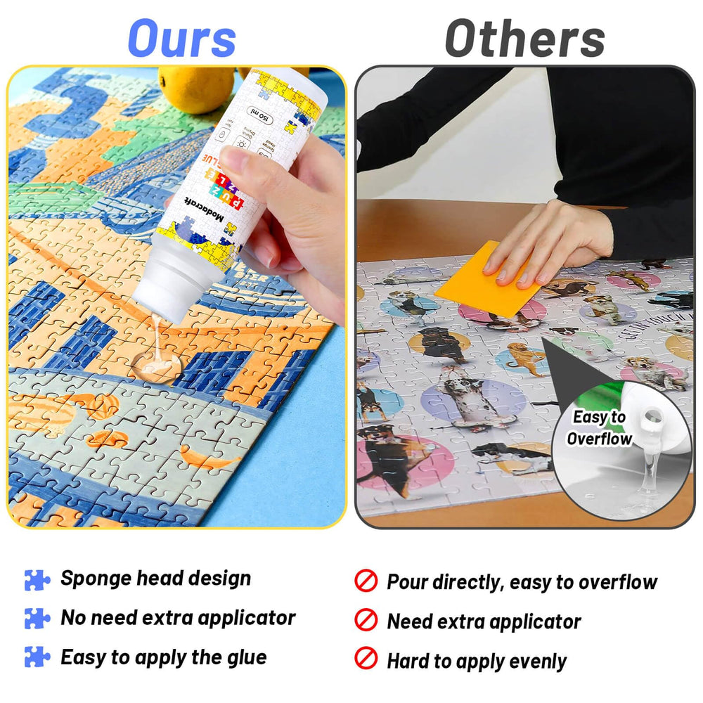 Modacraft puzzle glue PVA-safe material for family use