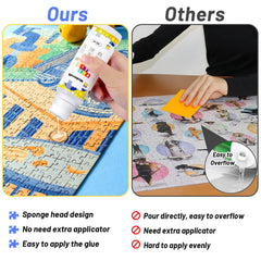 Modacraft puzzle glue PVA-safe material for family use