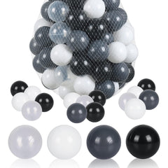 MODEREVE 100-count ball set bright colors encourage color recognition and imaginative play.