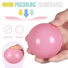 MODEREVE crush-proof yet soft balls withstand weight while remaining kid friendly