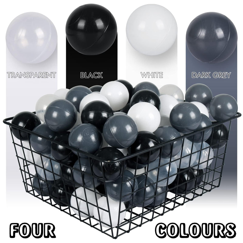 MODEREVE 2.17 inch diameter toddler-friendly balls support fine motor play.