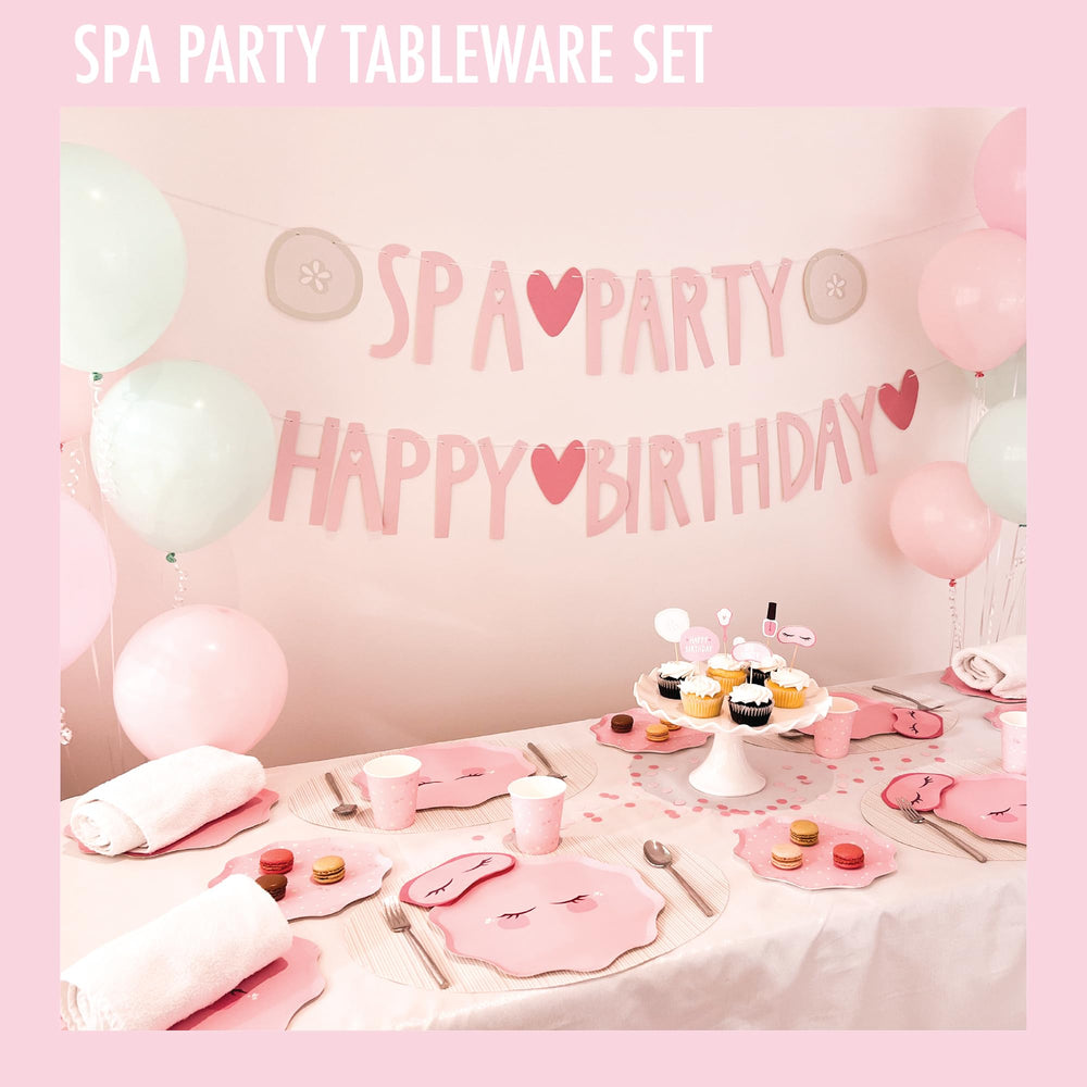 Modern Whimsy spa napkins with cucumber motif for playful use
