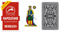 Modiano Napolitane 97/25 deck top view for authentic Italian card gaming