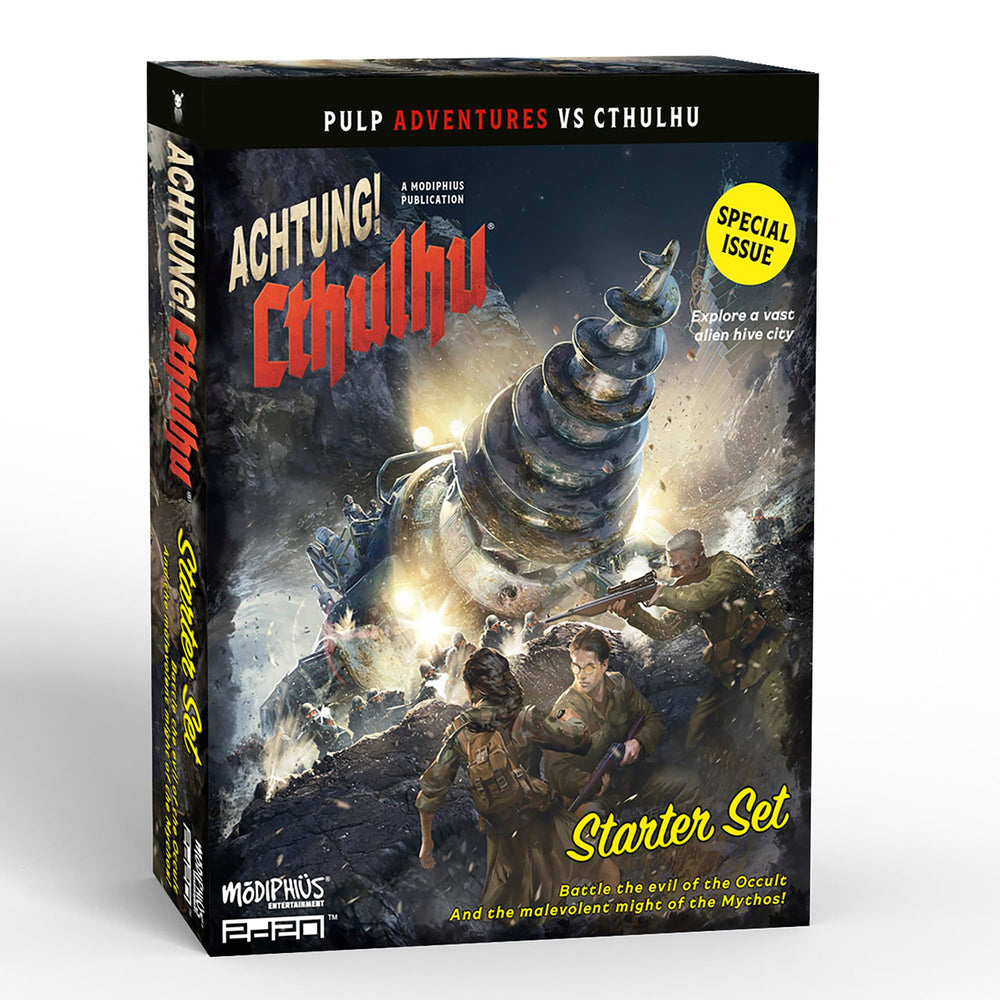 Modiphius Achtung! Cthulhu dice enable cinematic, fast-paced rolls