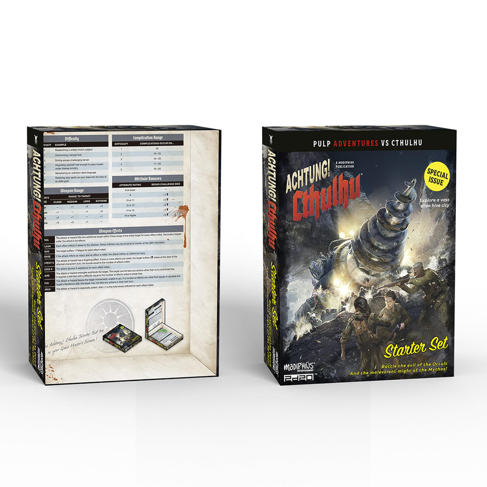 Modiphius Achtung! Cthulhu play session scene invites group adventure