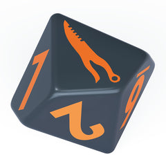 Modiphius Fallout Factions The Disciples luck dice help balance the odds.