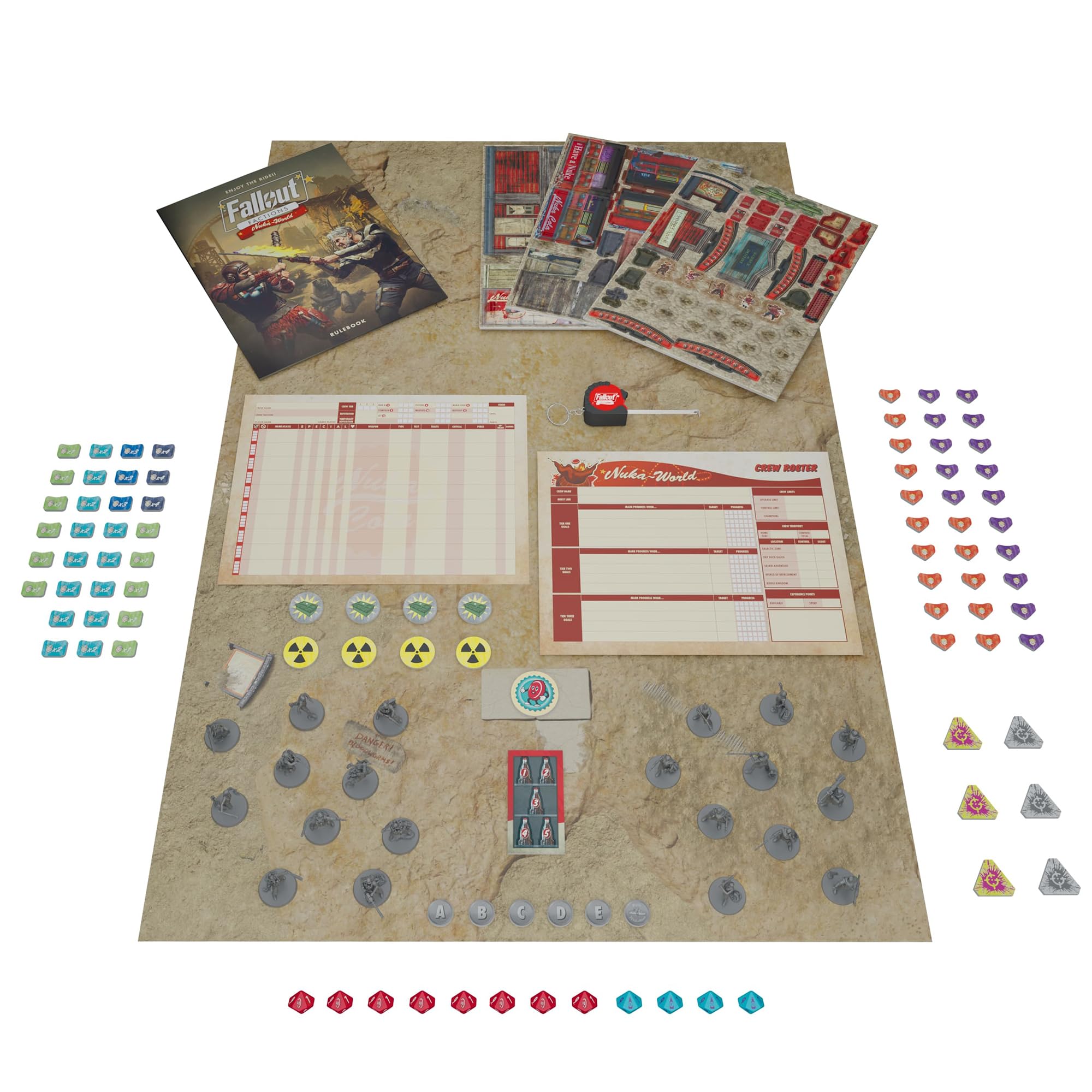 Modiphius Fallout Factions Operators miniatures showcased for raider gameplay.