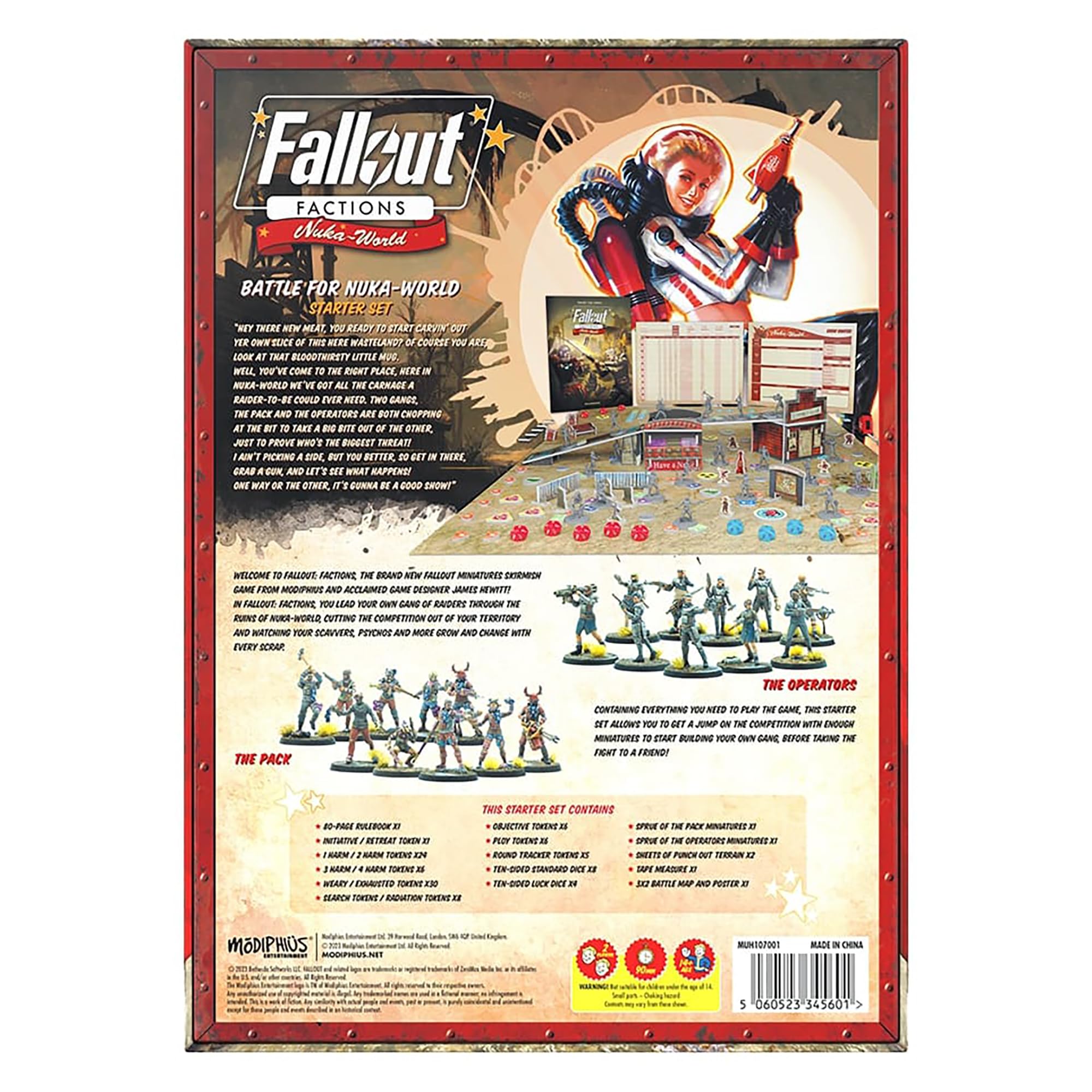 Modiphius Fallout Factions Pack miniatures ready to assemble your gang.