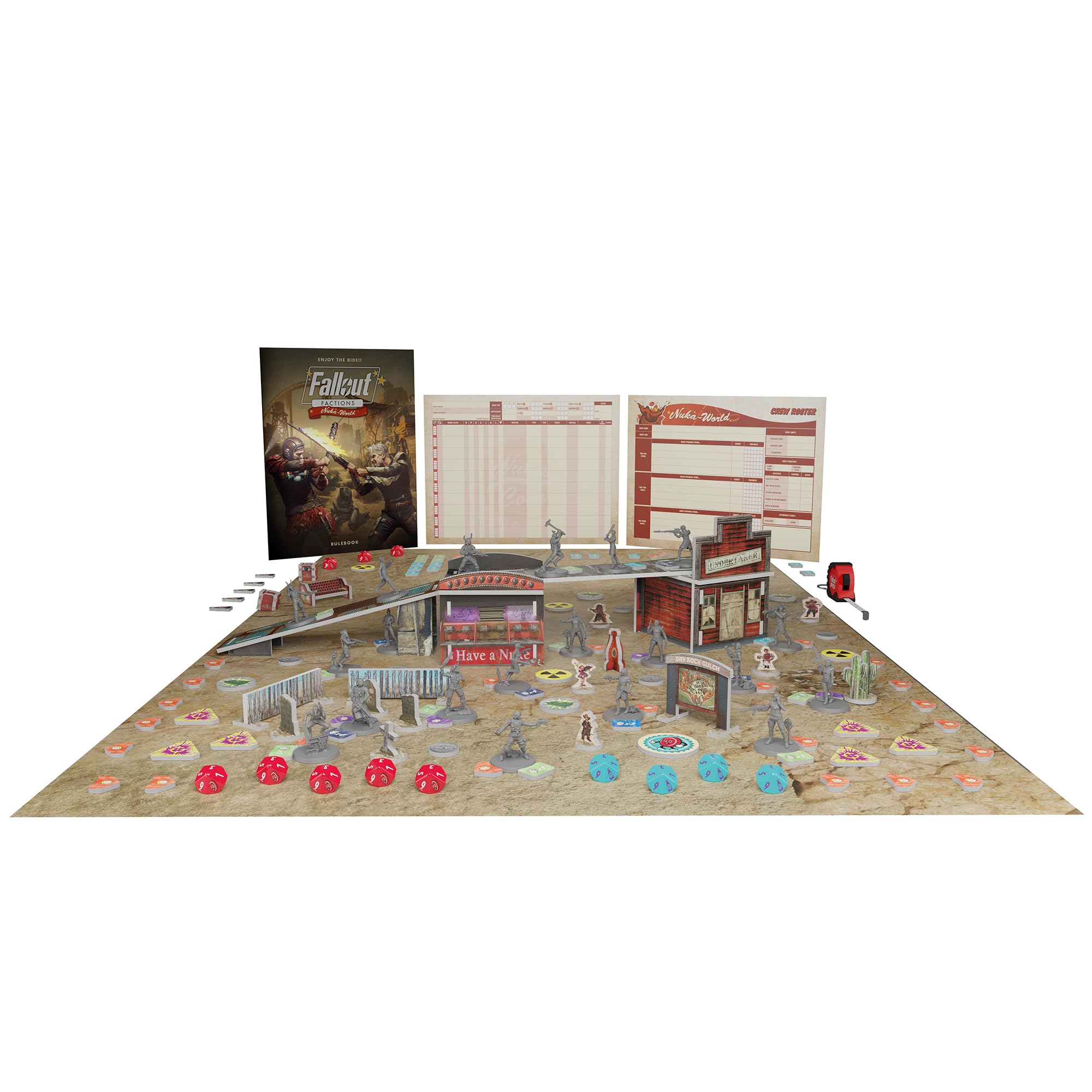 Modiphius Fallout Factions table-ready setup guide included.