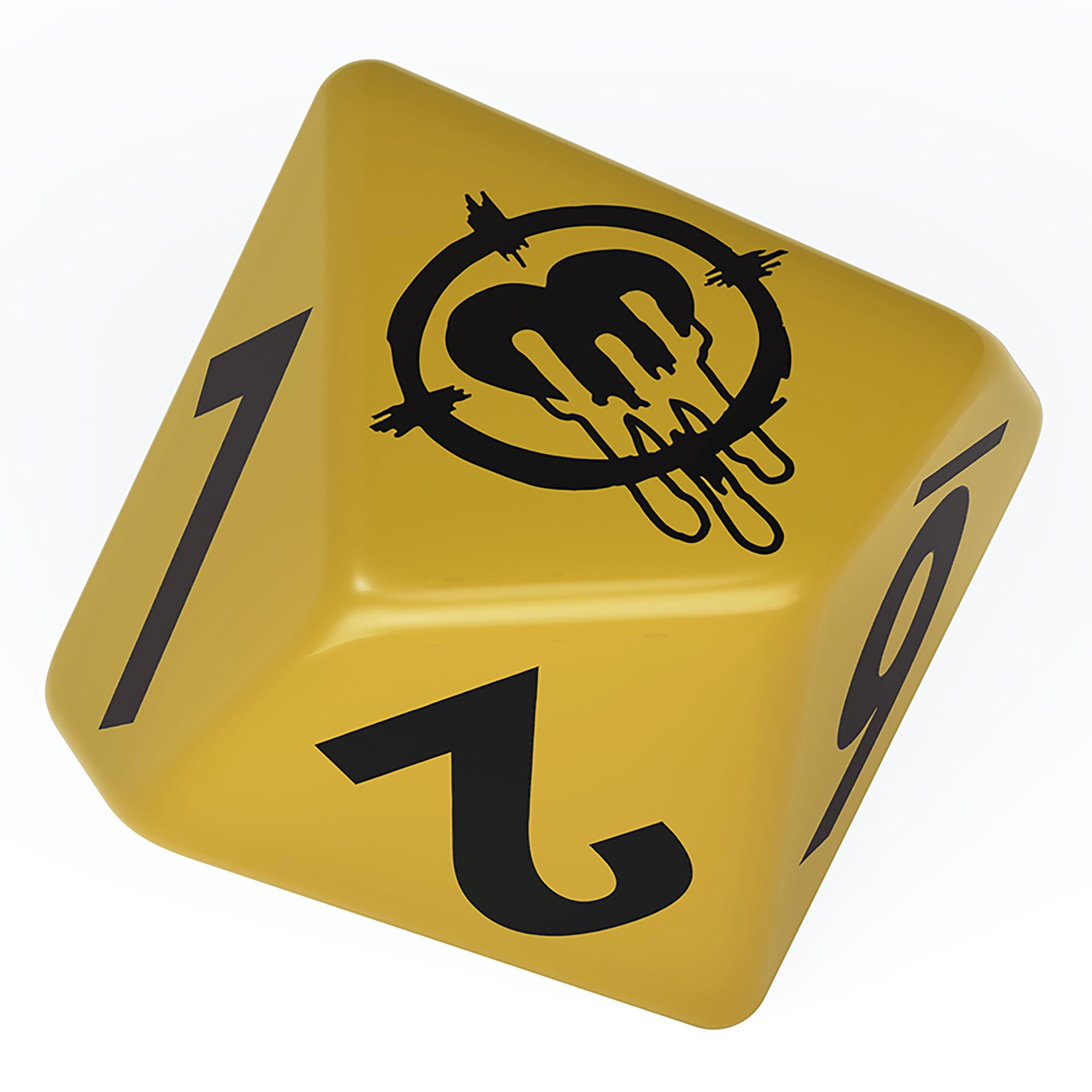 Modiphius Fallout Operators dice collection box for organized gameplay storage.