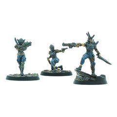 Modiphius Fallout Nuka World Nisha miniature on detailed base for battles