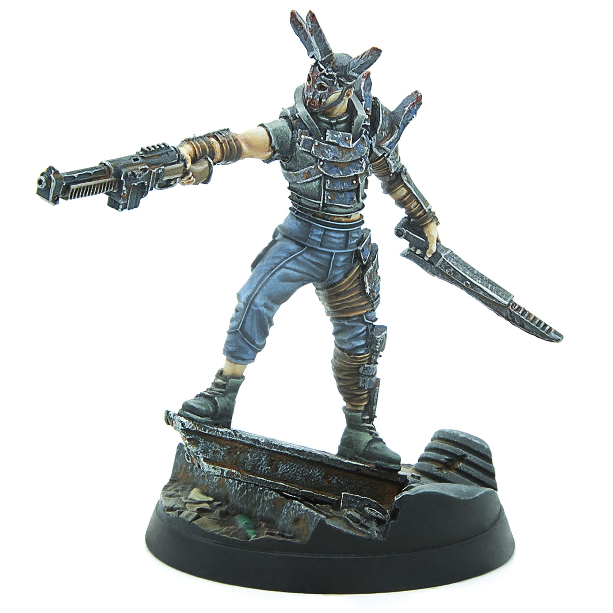 Modiphius Fallout Nuka World Savoy miniature ready for dramatic tabletop moments
