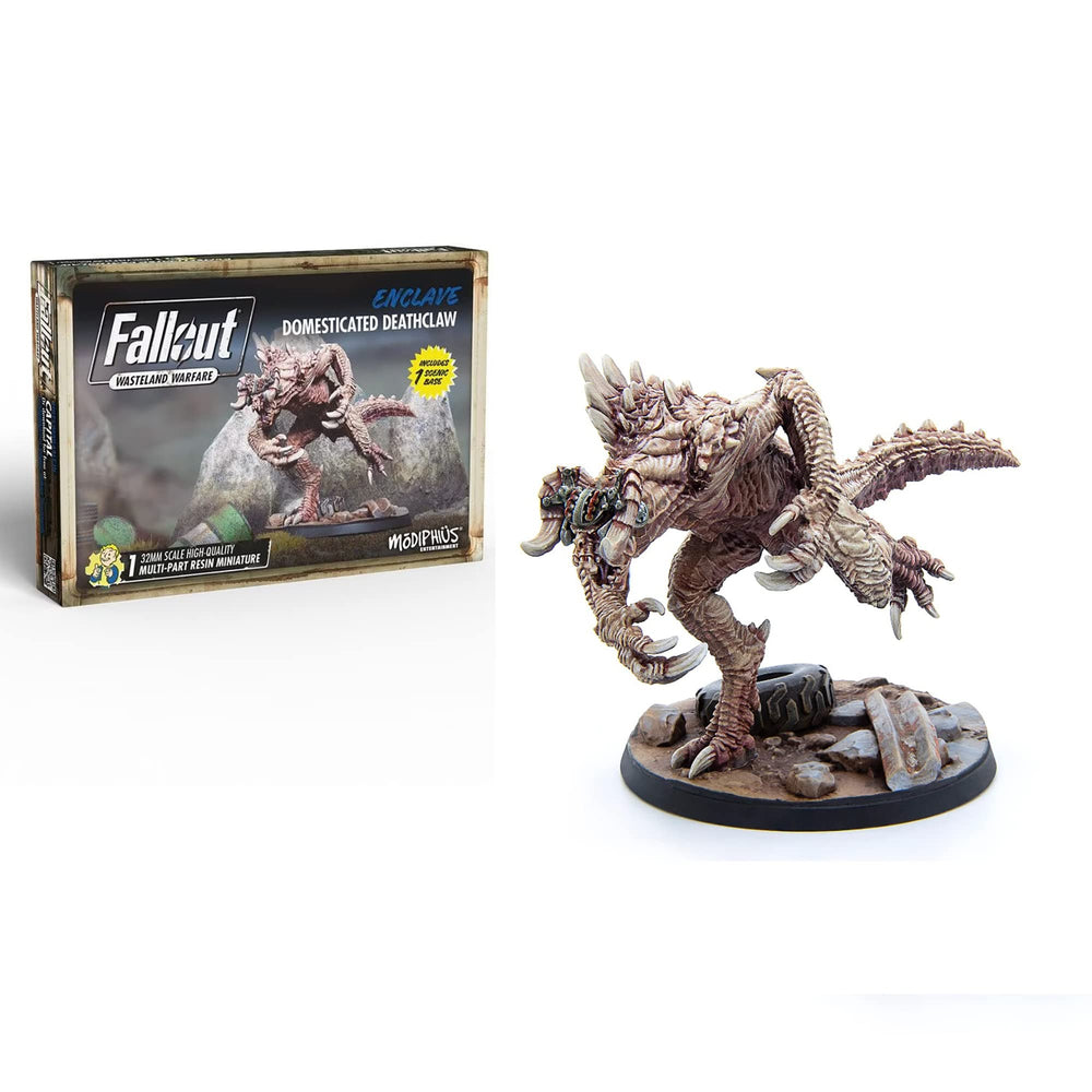 Modiphius Capital Wave packaging image including one miniature and base.