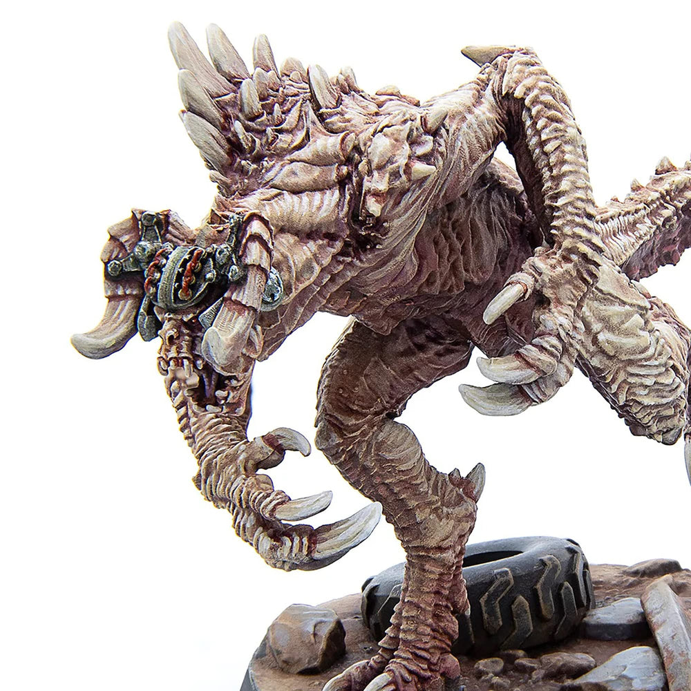 Modiphius Domesticated Deathclaw pose image ready for painting and display.