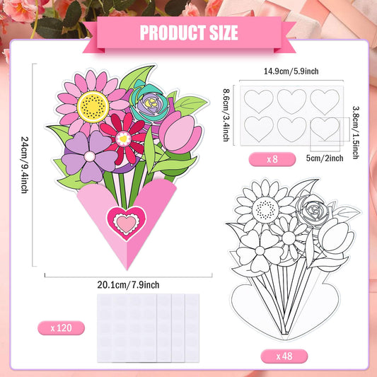 MoDooris heart cutouts sheets for personalized Valentine crafts.