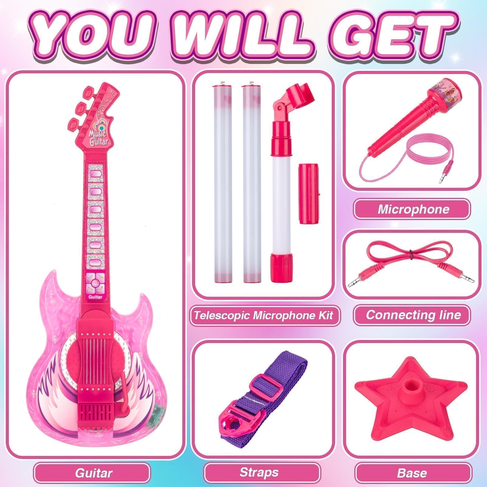 MOEAWS microphone with adjustable stand supports growing performers