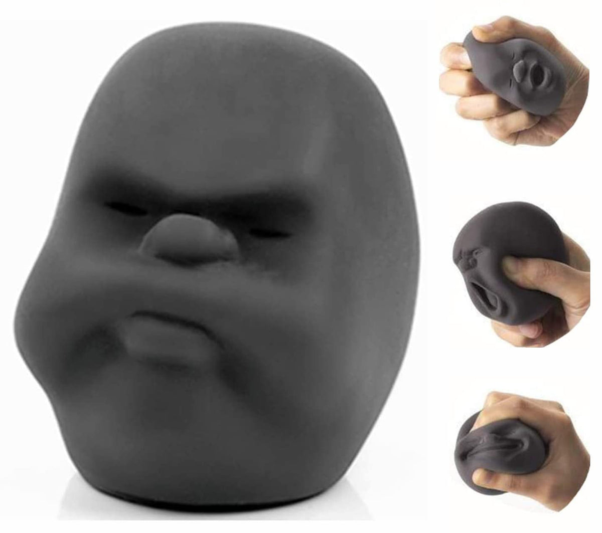 Moinin squishy face toy portrait offers tactile stress relief during breaks.