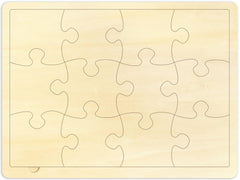 MoinKidz blank puzzle pieces ideal for colorful customization and learning.