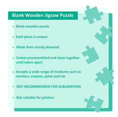 MoinKidz customizable heart puzzle for weddings or gifts