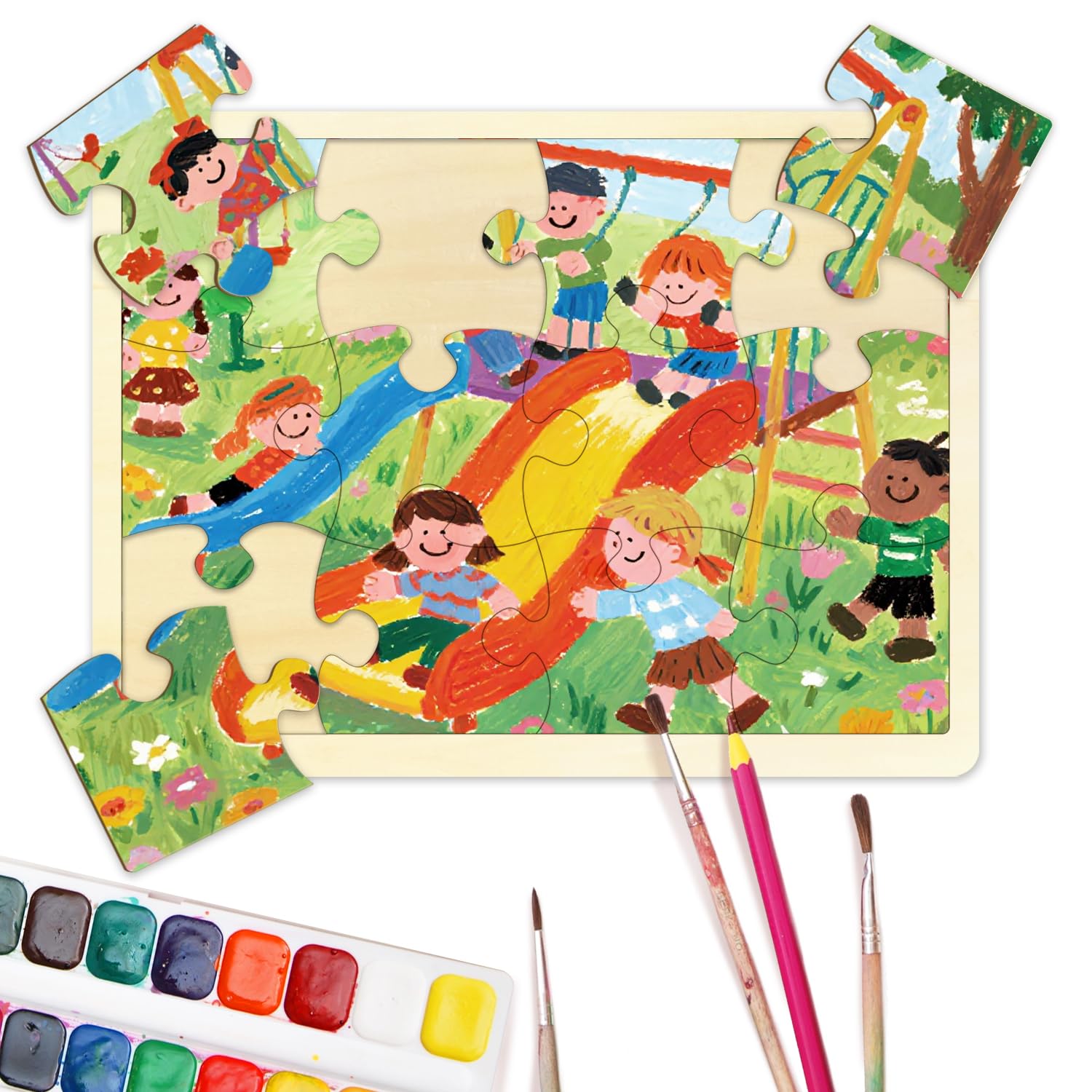 MoinKidz puzzle crafts ideas inspire classroom and home projects.