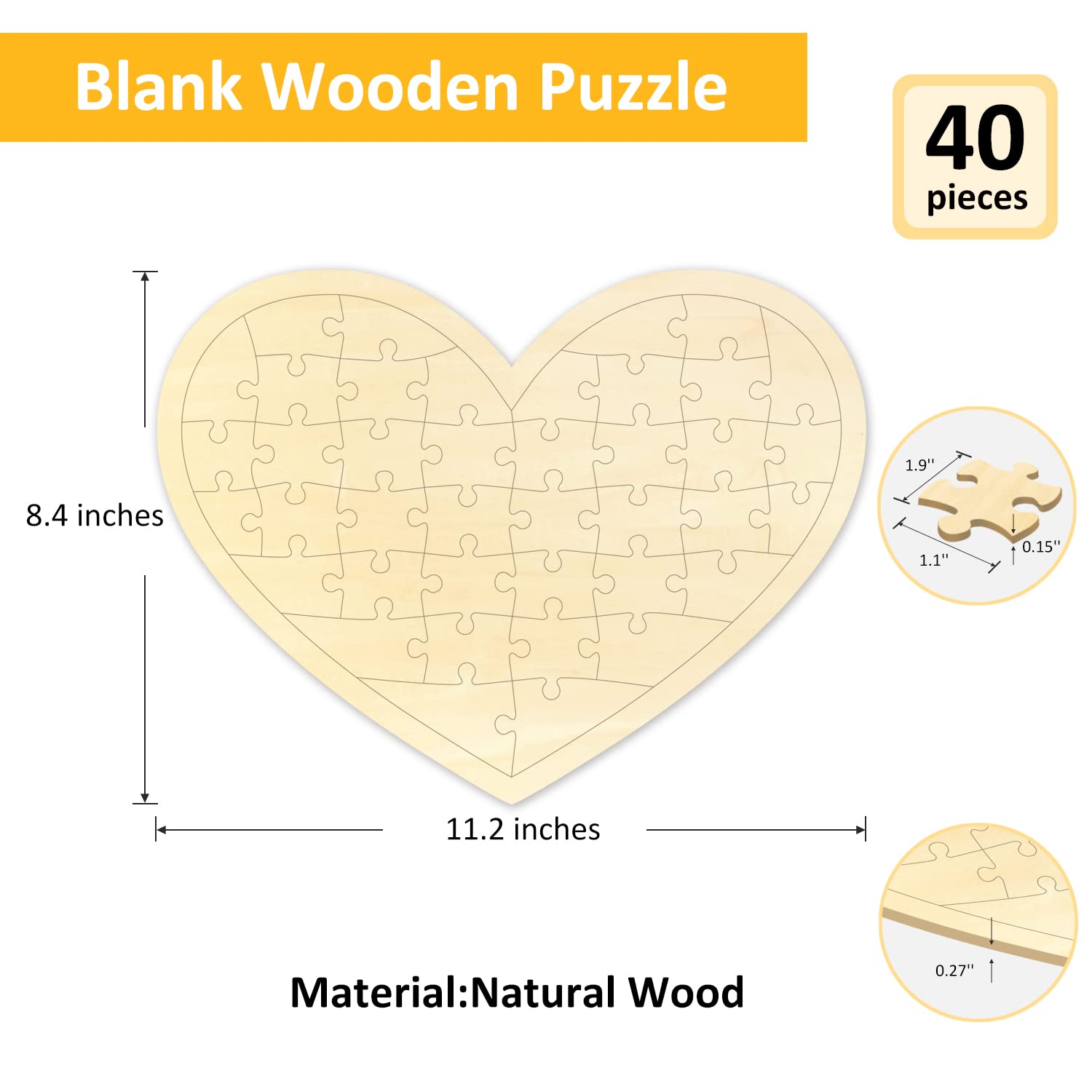 MoinKidz smooth-edge blank puzzle ensuring safe handling