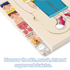 MoinKidz layer 4 focuses on the skeletal system with connected pieces