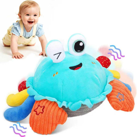 MOISTAR crab-crawling-toy-dance in motion invites active chasing and exploration