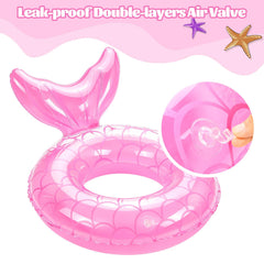 MoKo pink ring with bright colors, high visibility in the water