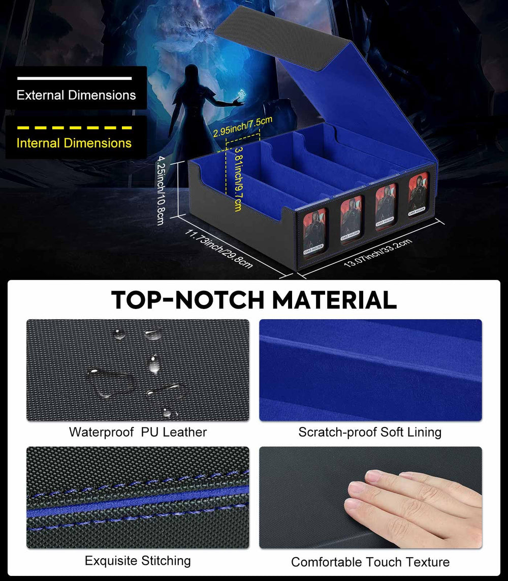 Strong magnetic closure secures cards during travel