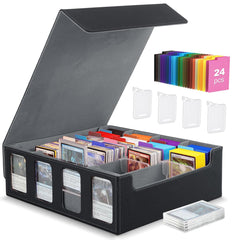 MoKo card storage box with magnetic closure for safe travel