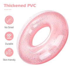 MoKo inflatable ring with upgraded valve for quick setup
