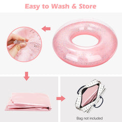 MoKo kids and adults buoyant ring 90 cm for water fun
