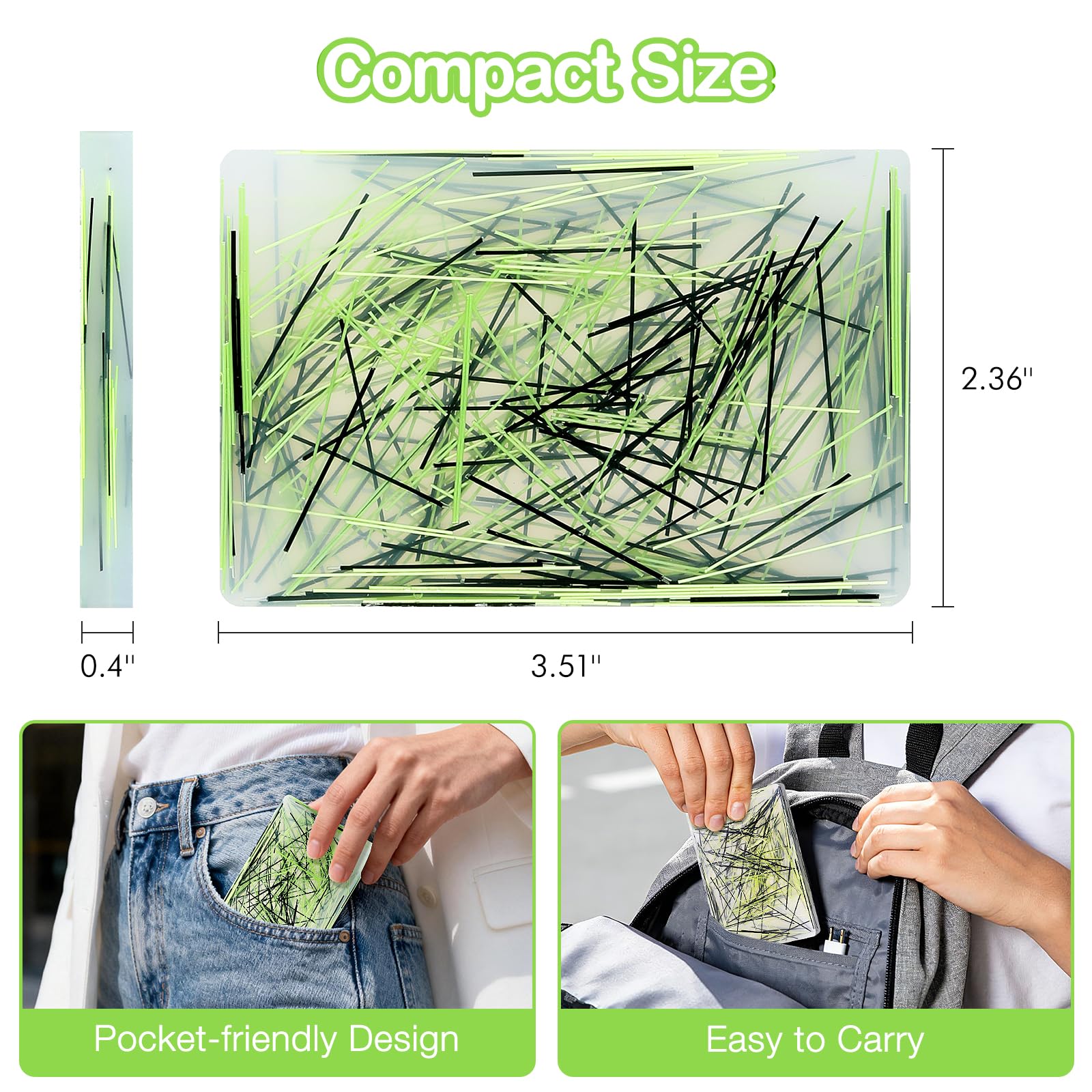 MoKo Picky Pad two-pack set shown for portable, on-the-go stress relief.