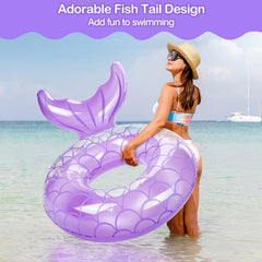 MoKo pool float with double handles for stable grip during water play