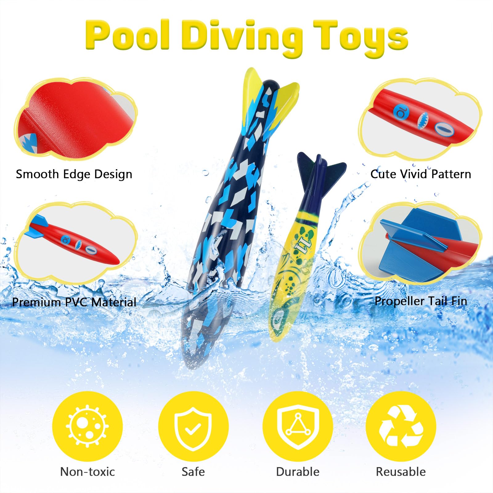 MoKo small minnow blue torpedo for fast underwater chases.