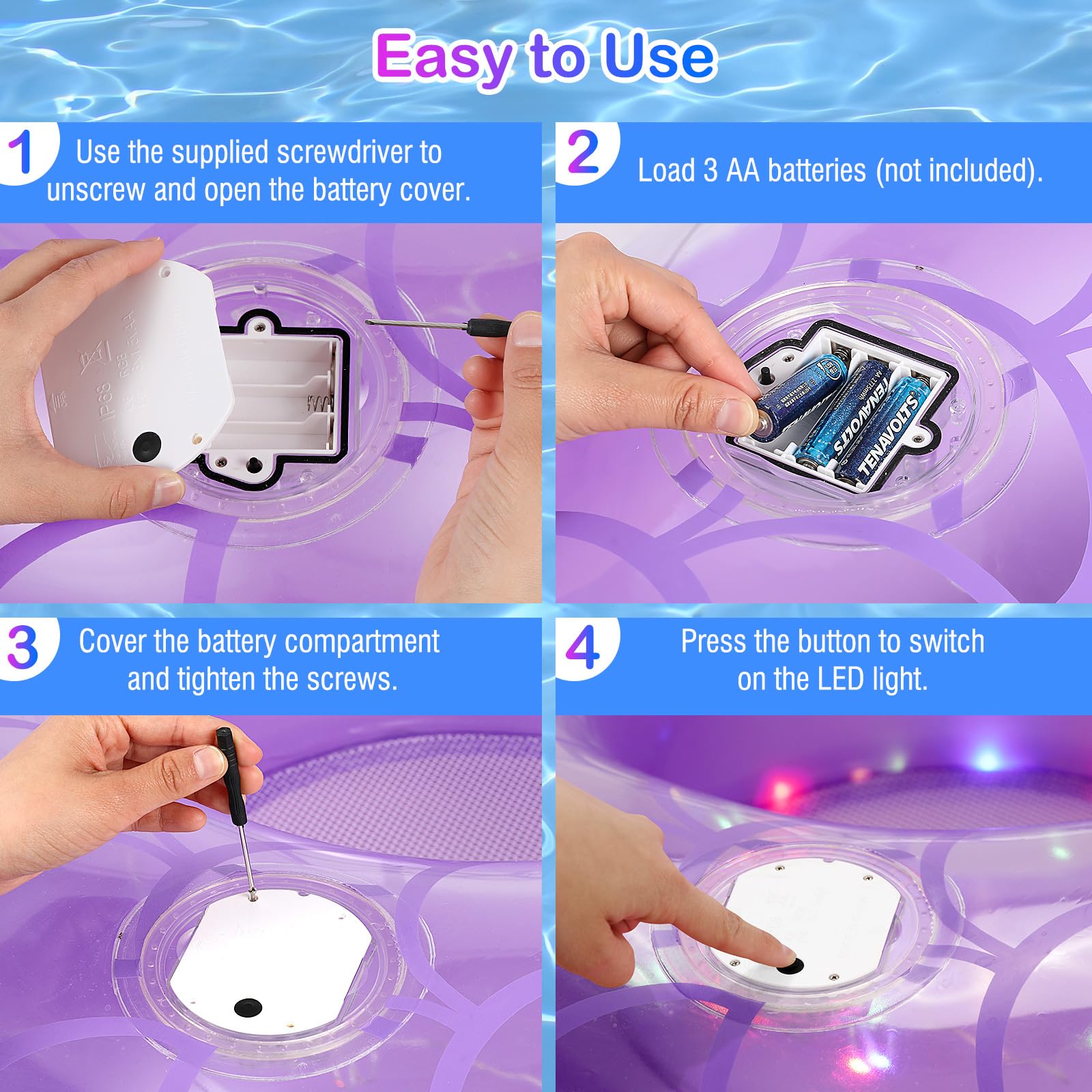 MoKo mermaid float ideal for pool, beach, or lake adventures