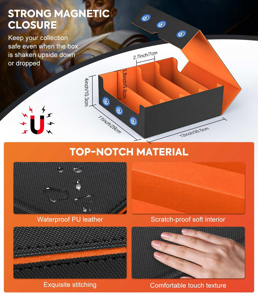 MoKo box supports MTG and Yu-Gi-Oh sized cards