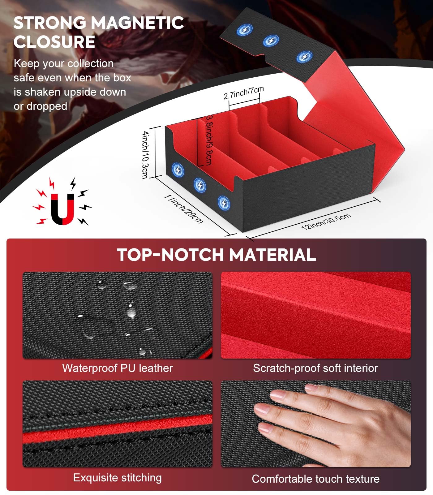 MoKo gift-ready card storage box, ideal for collectors and gamers.