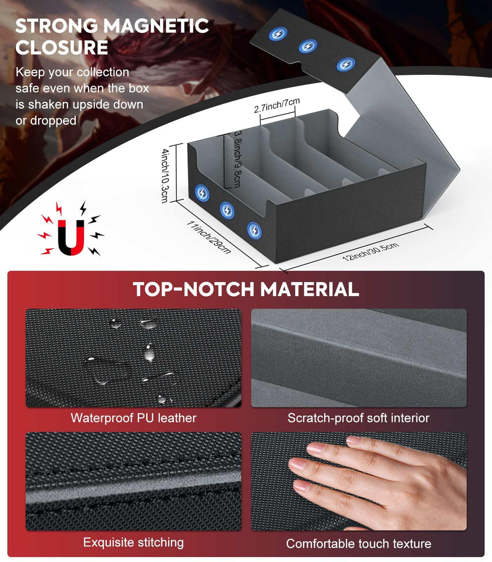 MoKo soft microfiber interior guards cards from scratches during storage.