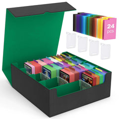 MoKo trading card storage box outer shell with durable PU leather protection