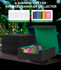MoKo large capacity supports 3000+ sleeveless or 1800+ single-sleeved cards