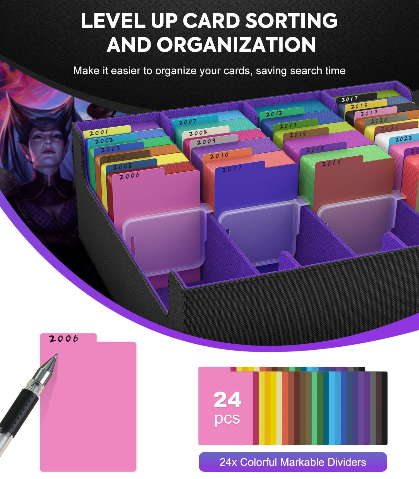 MoKo wide compatibility fits standard card sizes for popular games