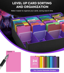 MoKo wide compatibility fits standard card sizes for popular games
