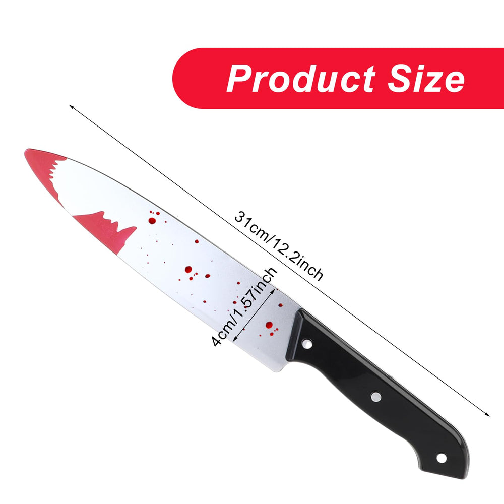 Molain Bloody Knife blade detail showing blood pattern for authentic horror effects