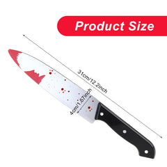 Molain Bloody Knife blade detail showing blood pattern for authentic horror effects