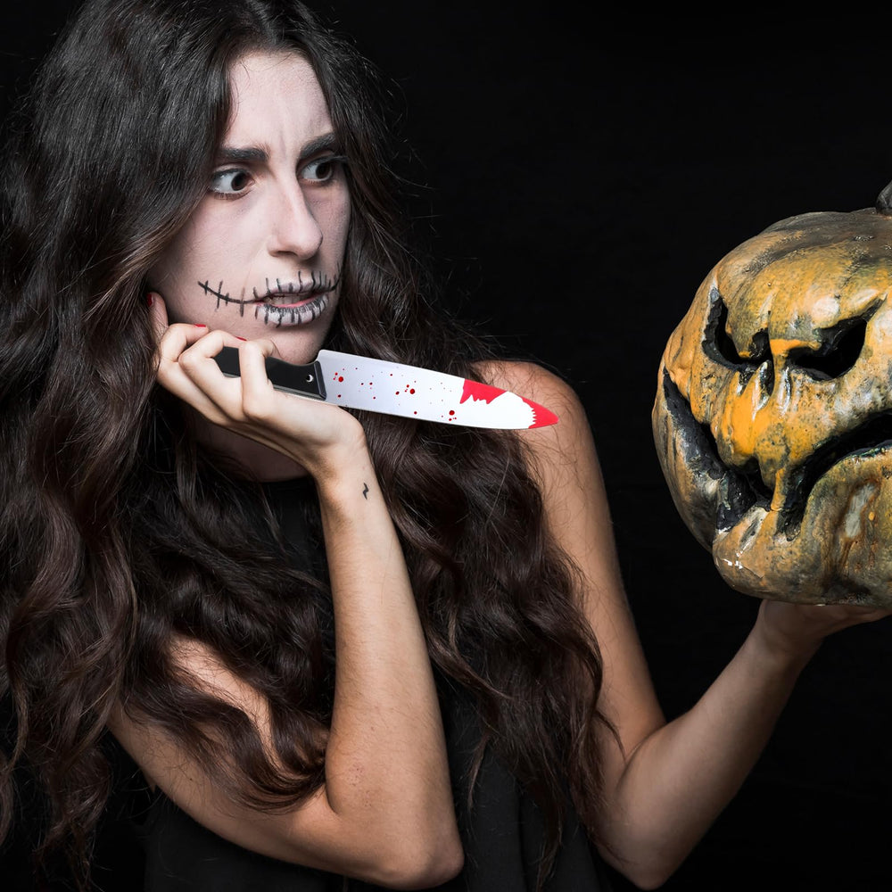 Molain Knife paired with cosplay outfits to elevate creepy characters