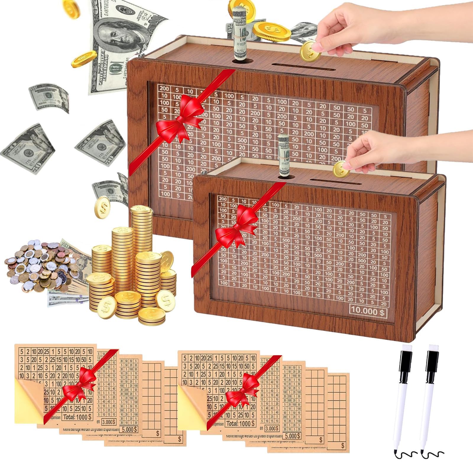 MoliDow money-saving box assembly view with components for quick setup