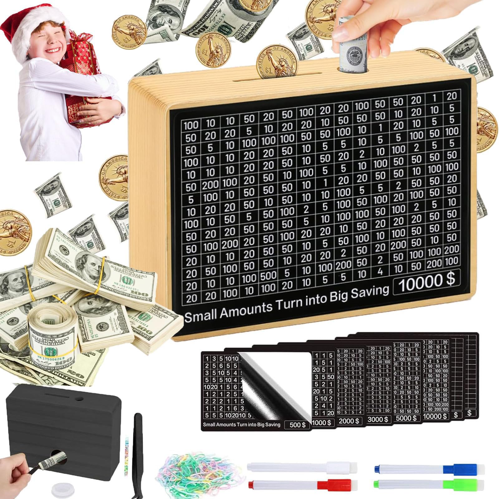 MoliDow money saving box dorm room display blends with decor