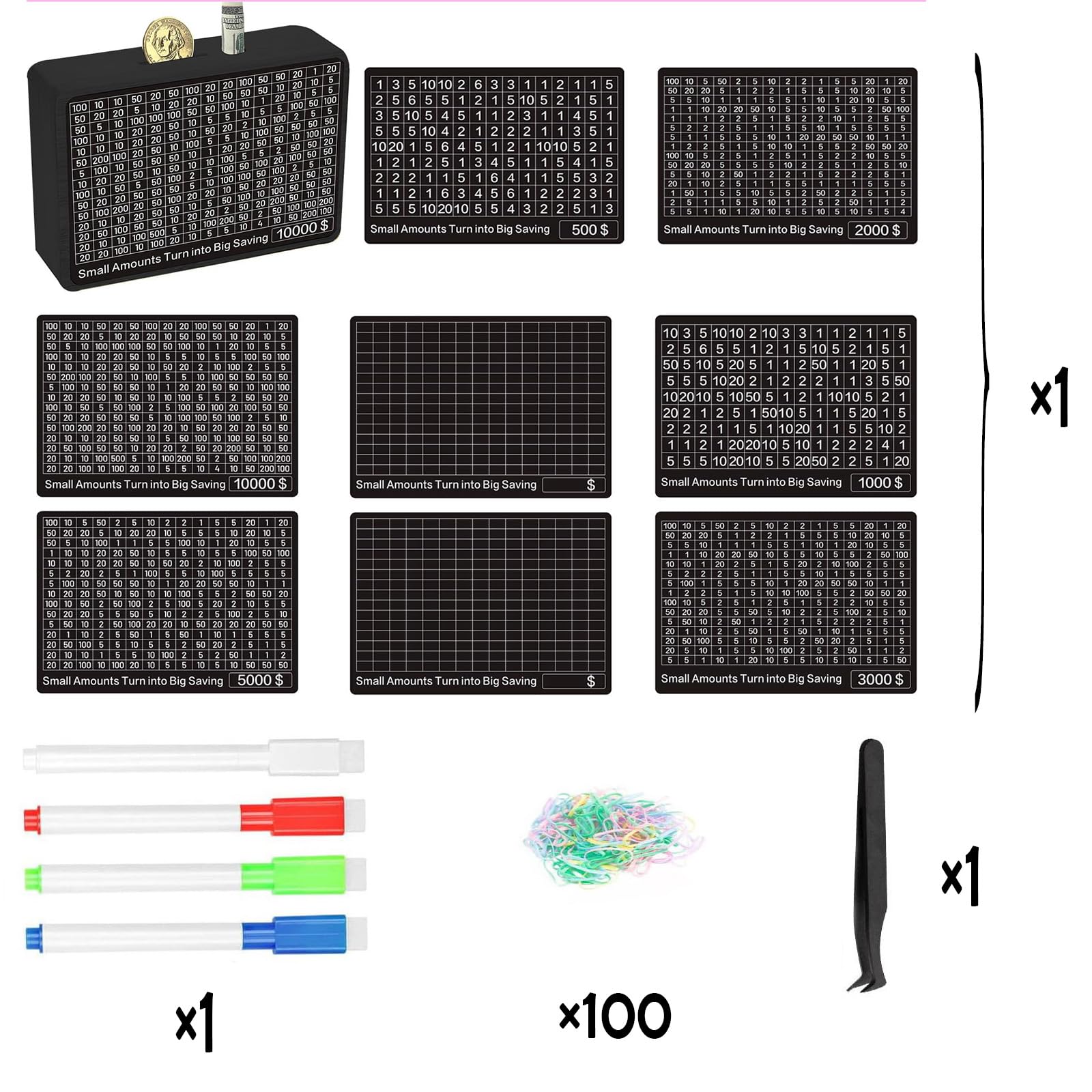 MoliDow box with customizable cards supports varied savings goals.