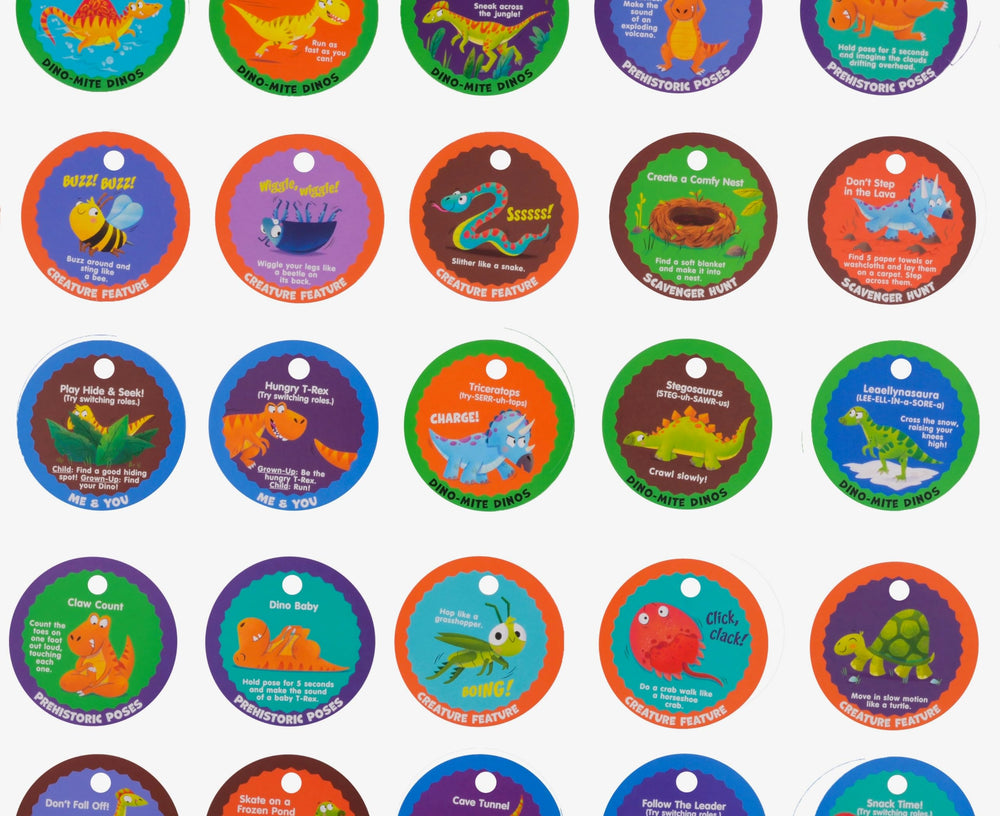 MOLLYBEE KIDS 20 double-sided cards with vibrant illustrations